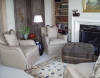 custom design arm chairs and screen